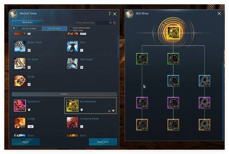 bns neo skill tree